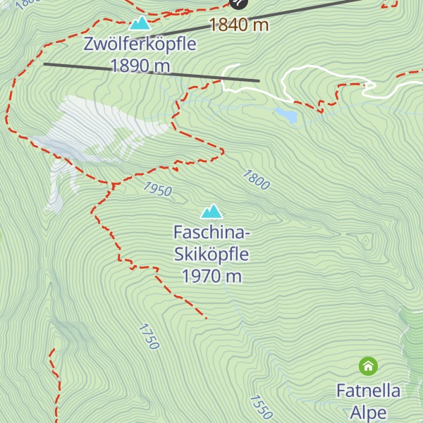 Map of Faschina-Skiköpfle