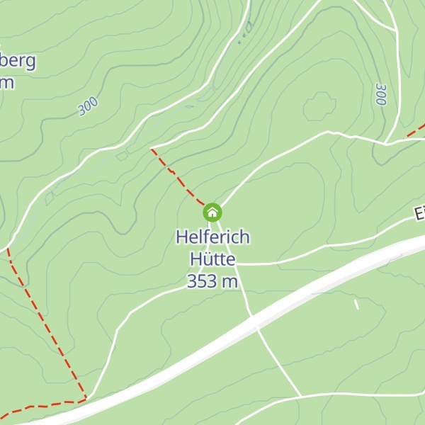 Map of Helferich Hütte