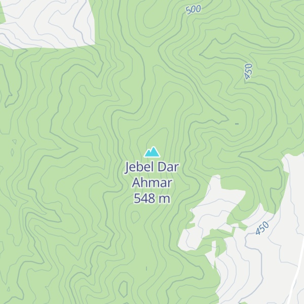 Map of Jebel Dar Ahmar
