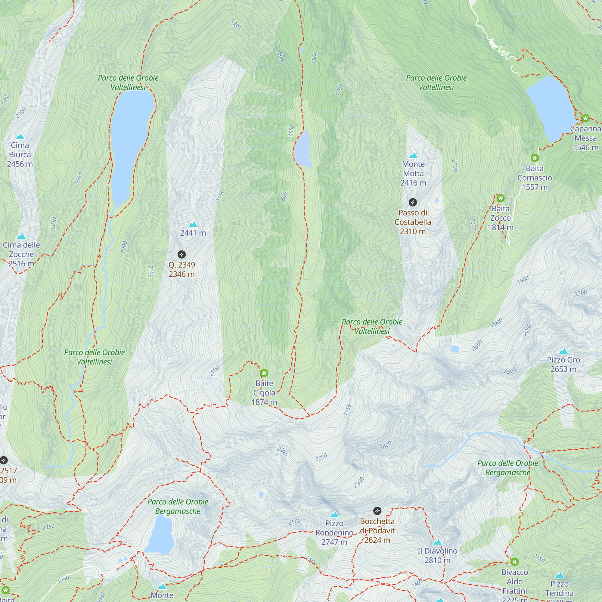 Baite Dossello map