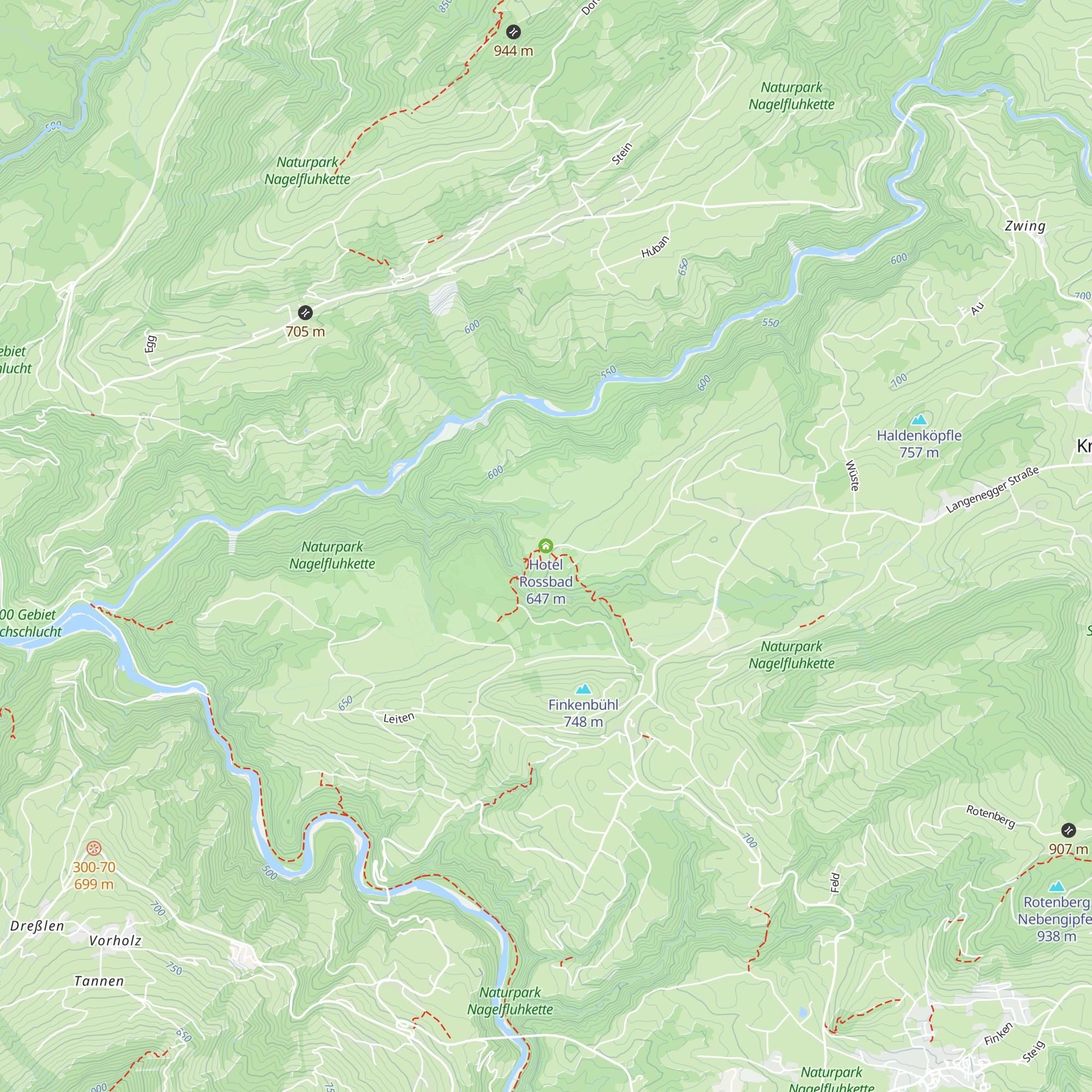 Hotel Rossbad map