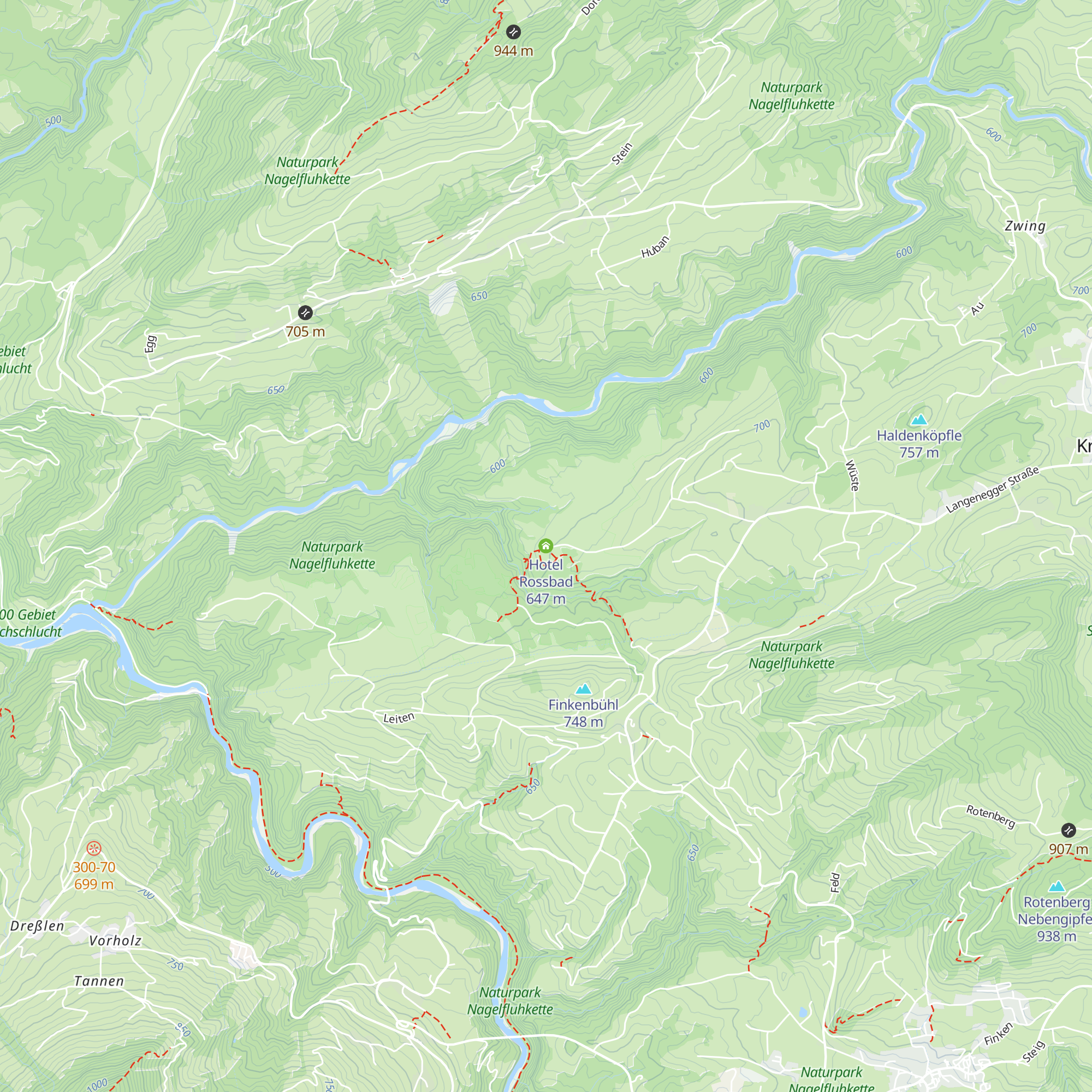 Hotel Rossbad map