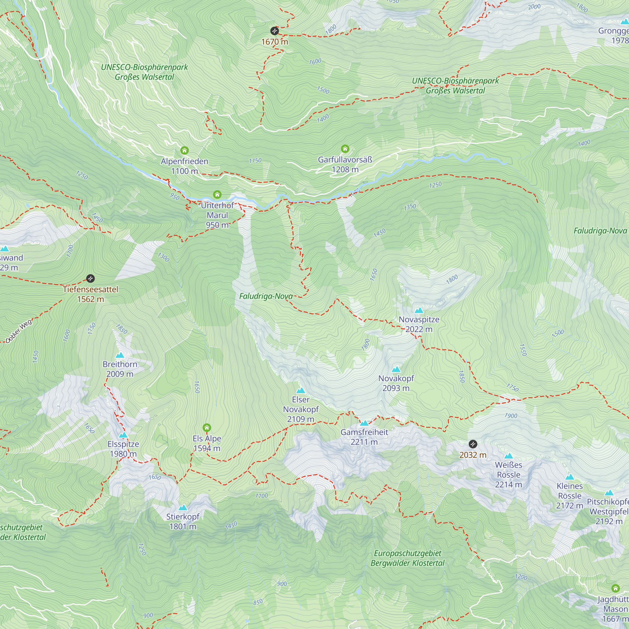 Obere Nova Alpe map