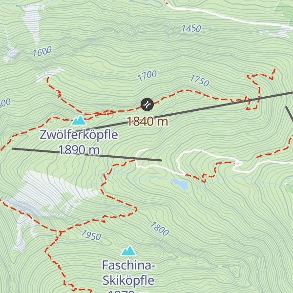 Map of Franz Josef Hütte