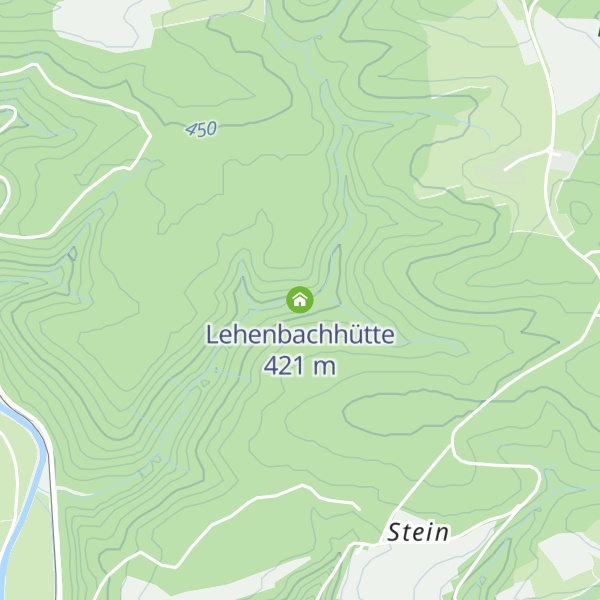 Map of Lehenbachhütte