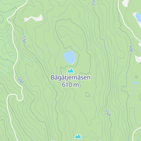 Map of Bågåtjernåsen
