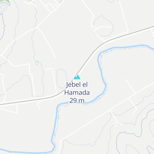 Map of Jebel el Hamada