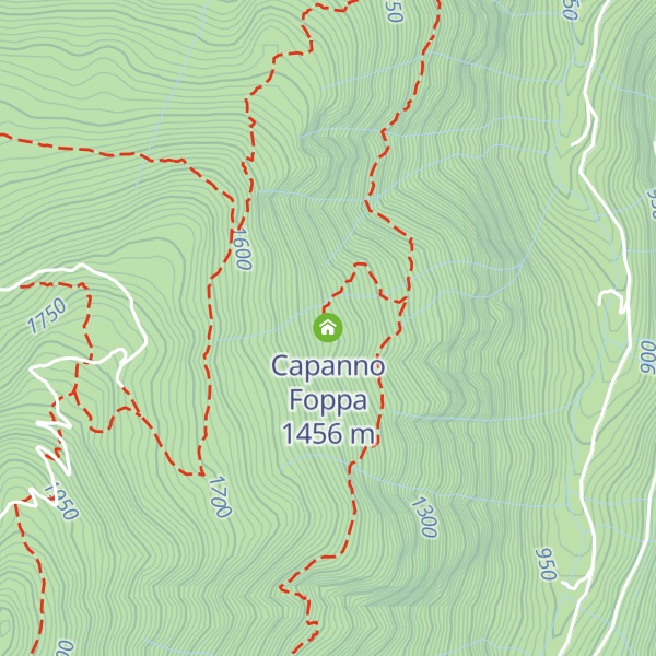 Map of Capanno Foppa