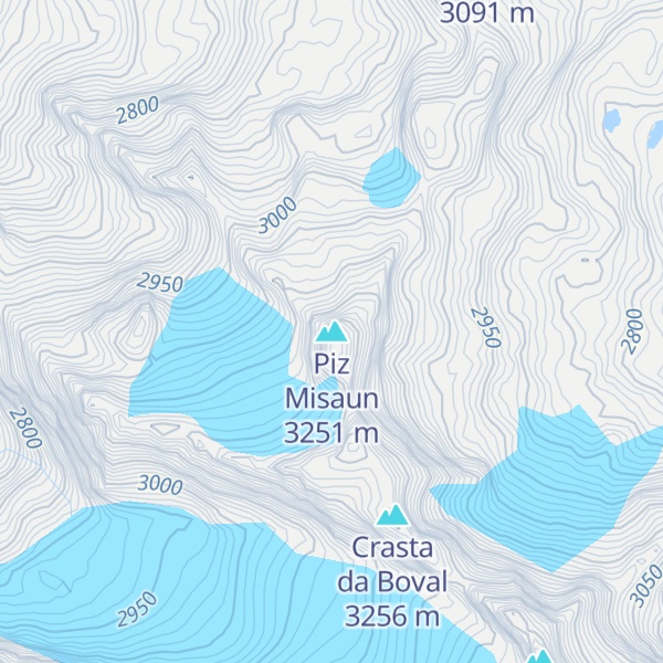 Map of Piz Misaun