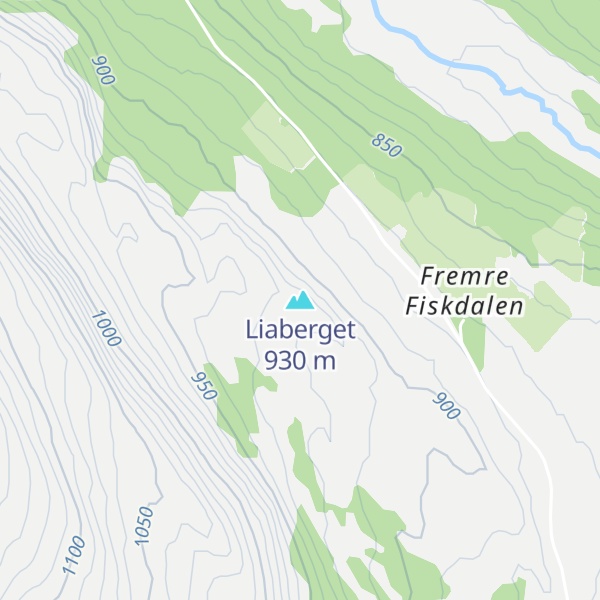 Map of Liaberget