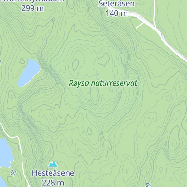 Map of Røysa