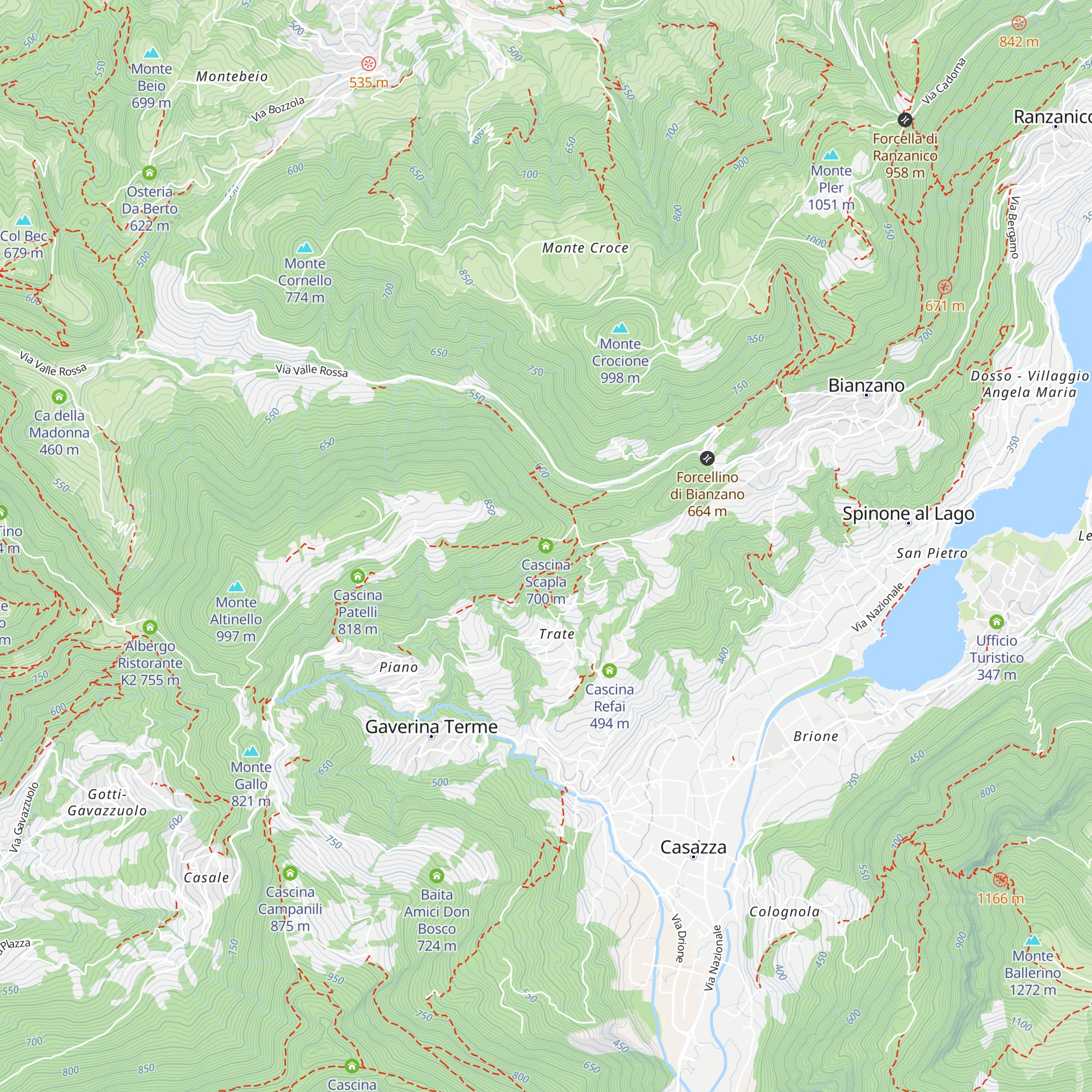 Cascina Scapla map
