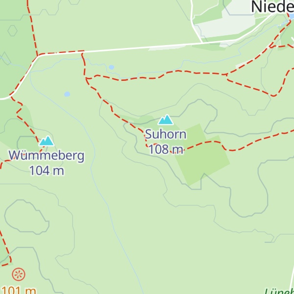 Map of Suhorn Hütte