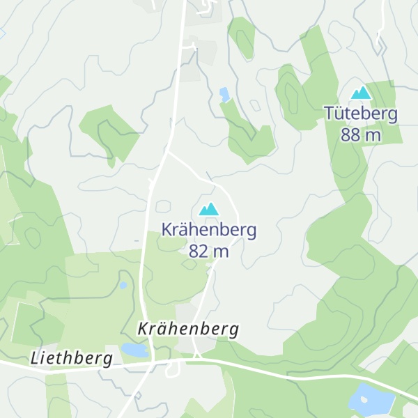 Map of Krähenberg