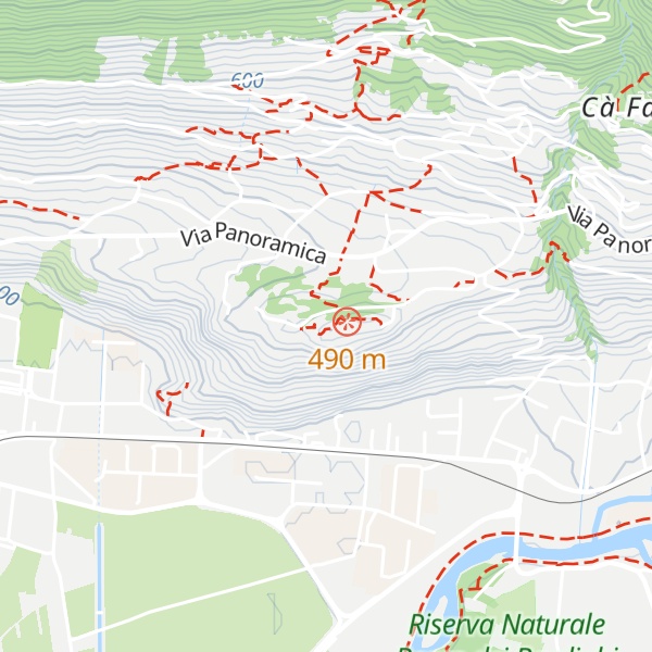 Map of Castel Grumello