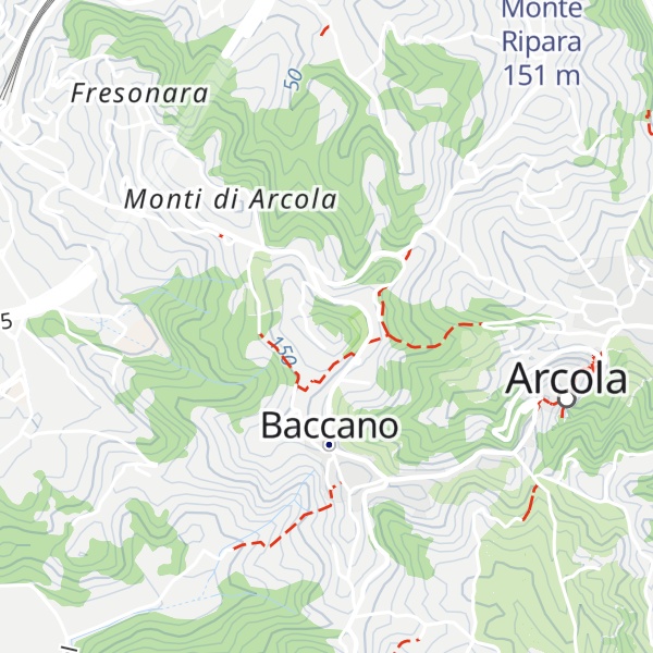 Map of Monte Sorbolo