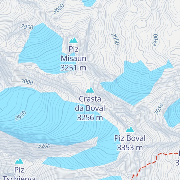 Map of Crasta da Boval