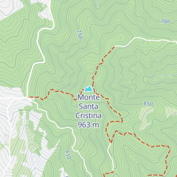 Map of Monte Santa Cristina