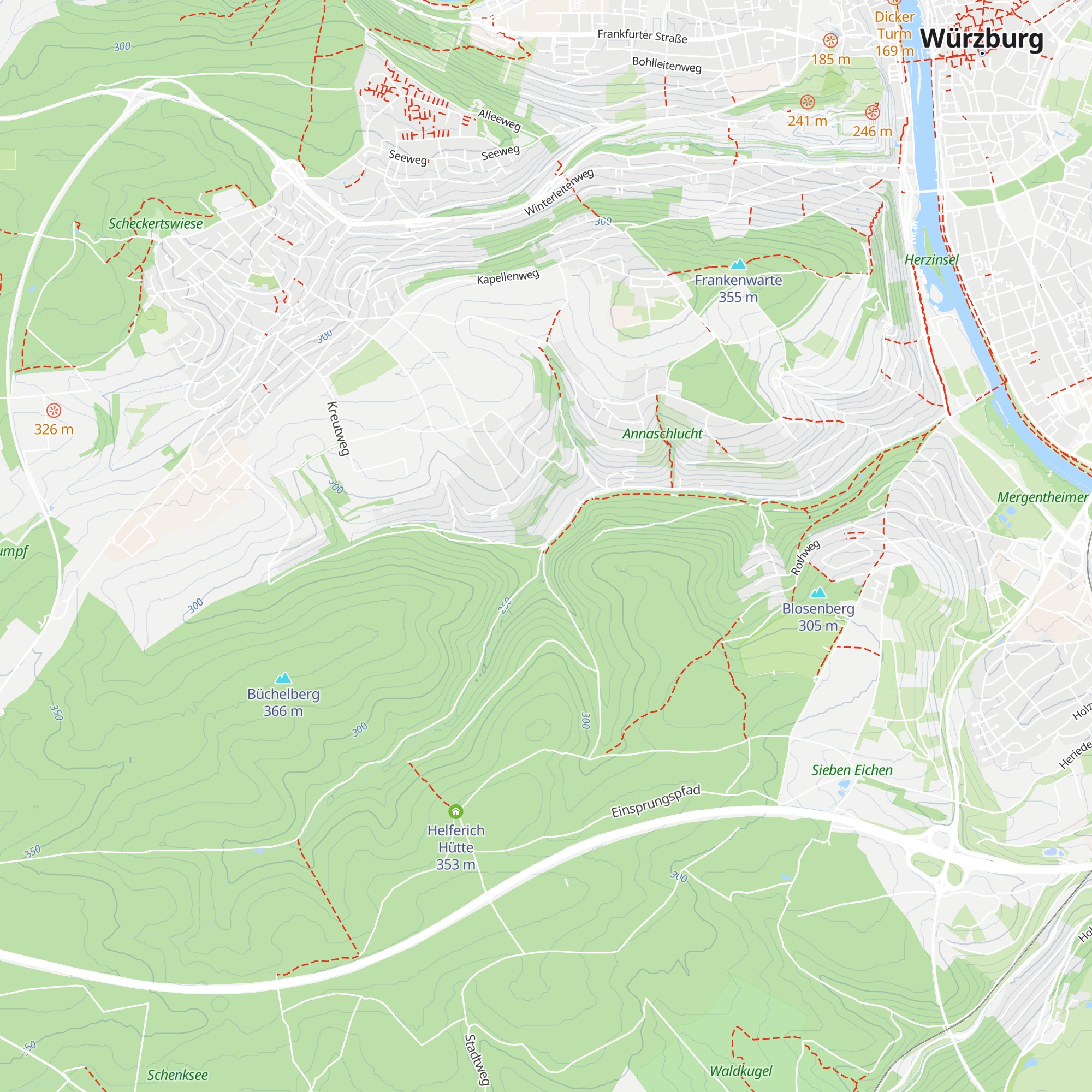 Steinbachtalhütte map