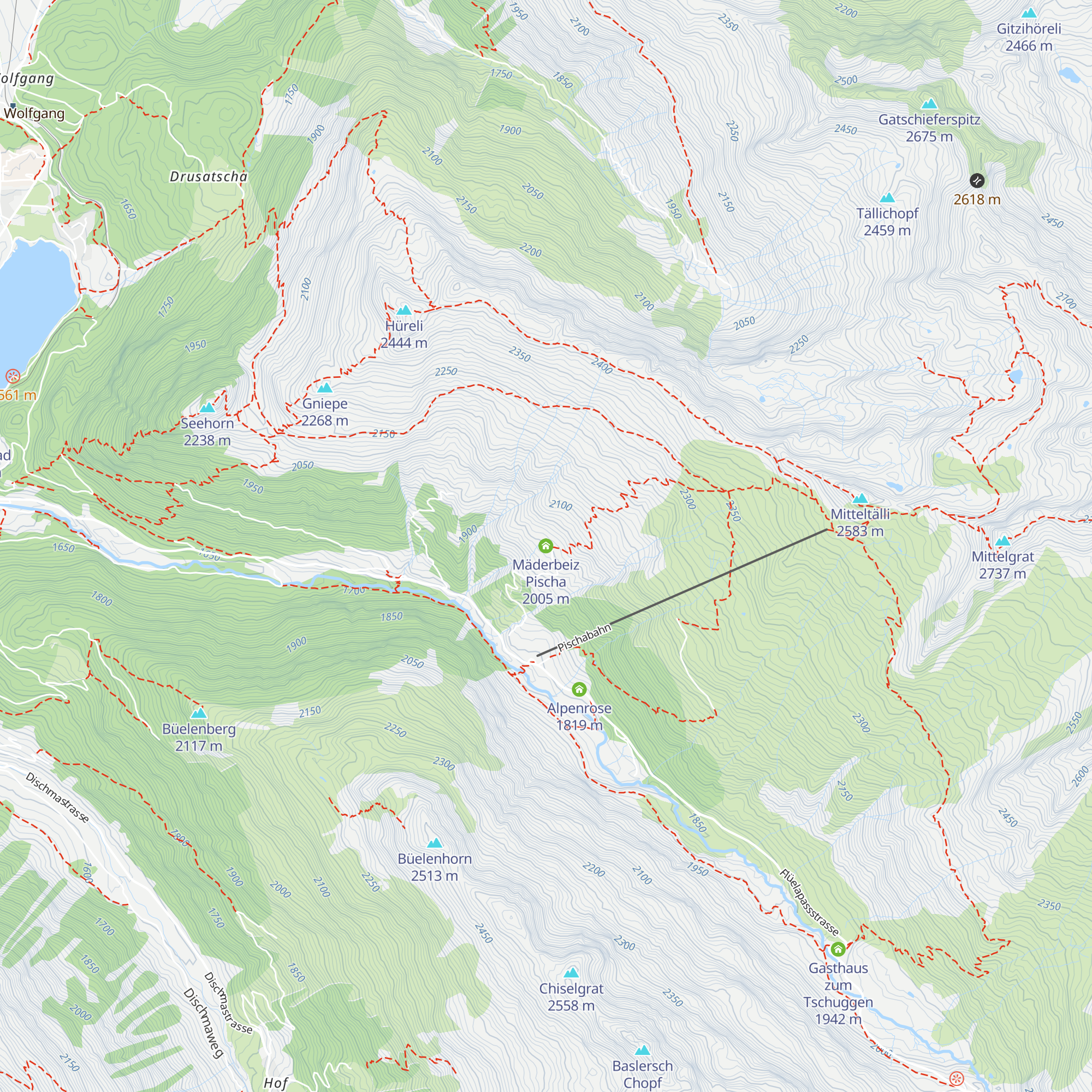 Mäderbeiz Pischa map