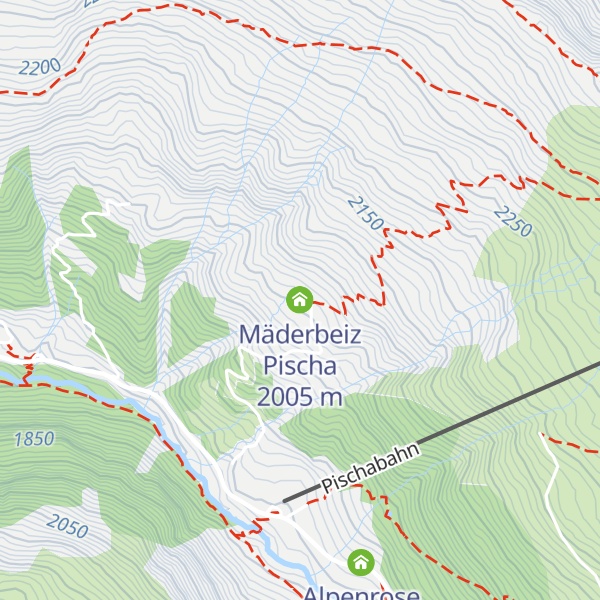 Map of Mäderbeiz Pischa