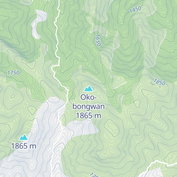 Map of Oko-bongwan