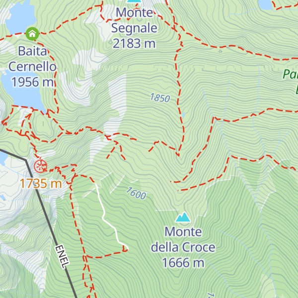 Map of Baita di Monte Agnone