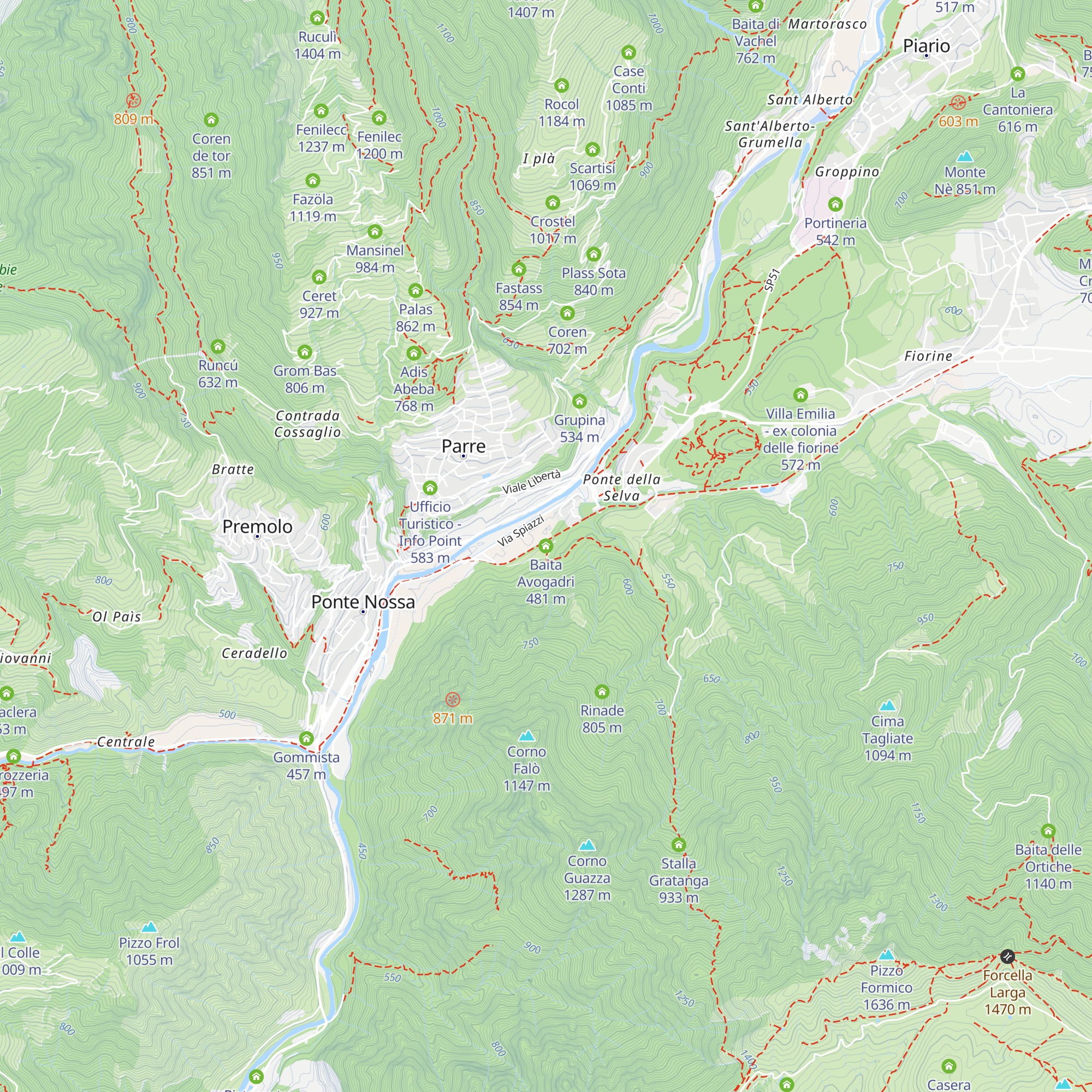 Baita Avogadri map