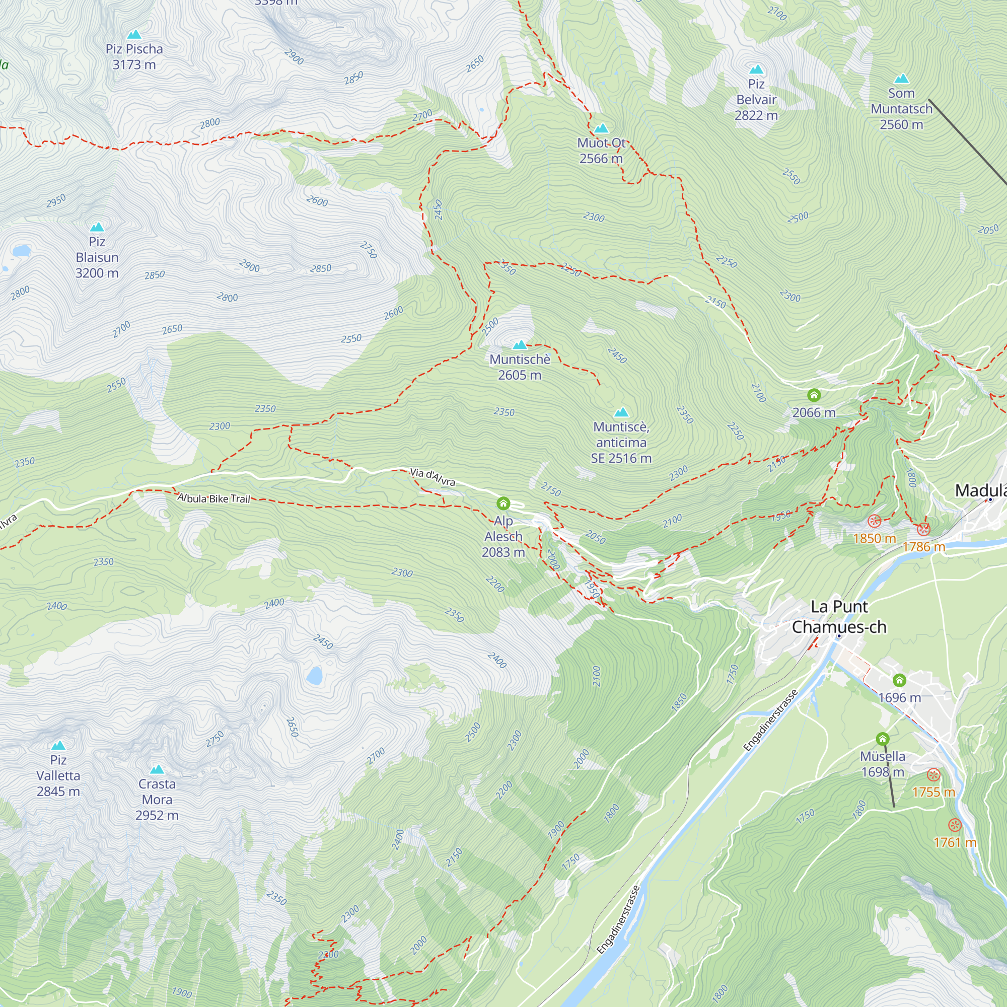 Alp Alesch map