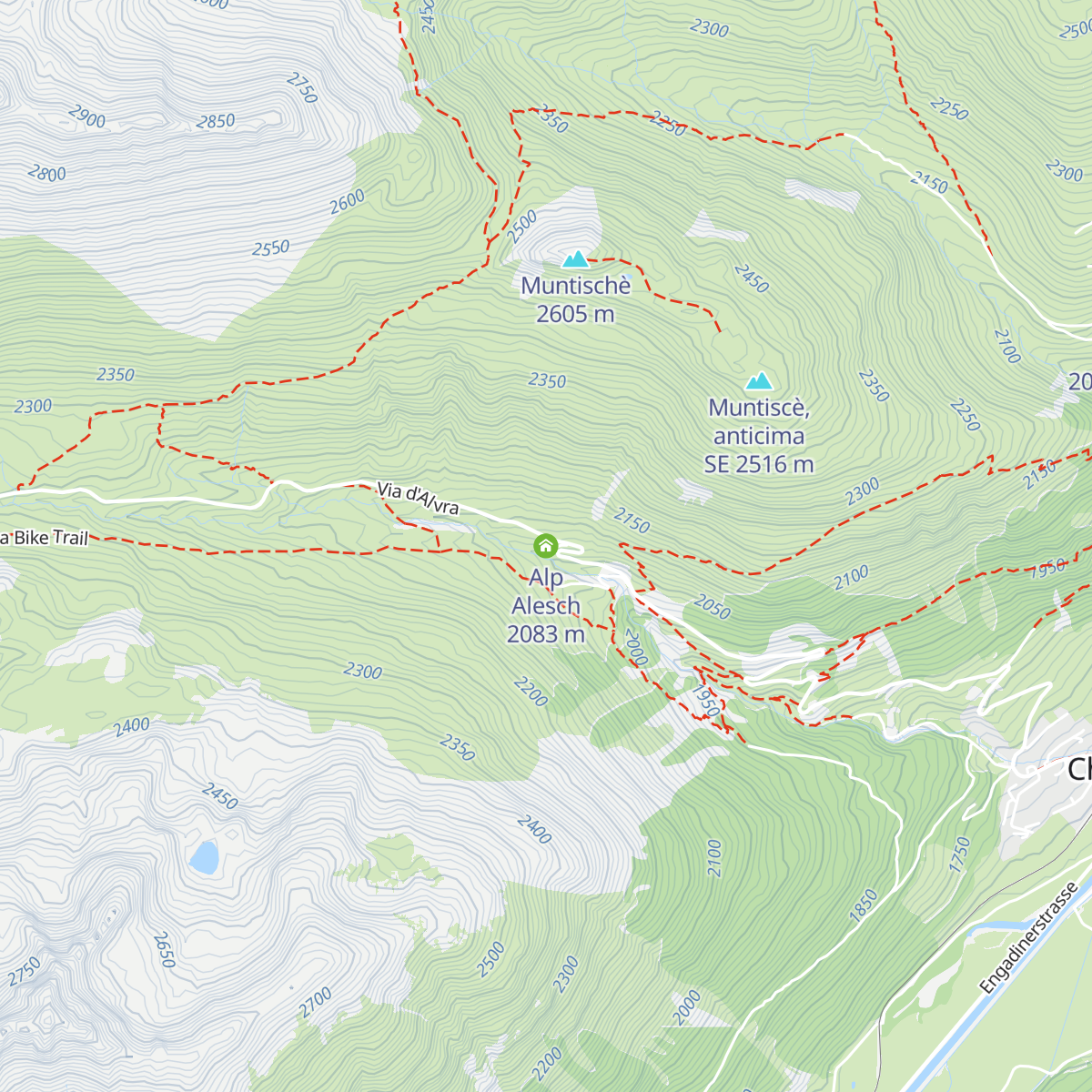 Alp Alesch map