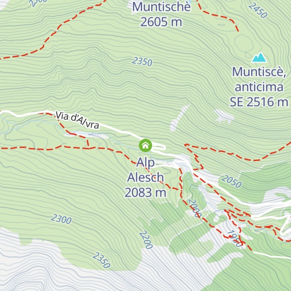 Map of Alp Alesch