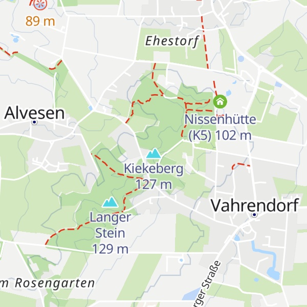 Map of Kiekeberg