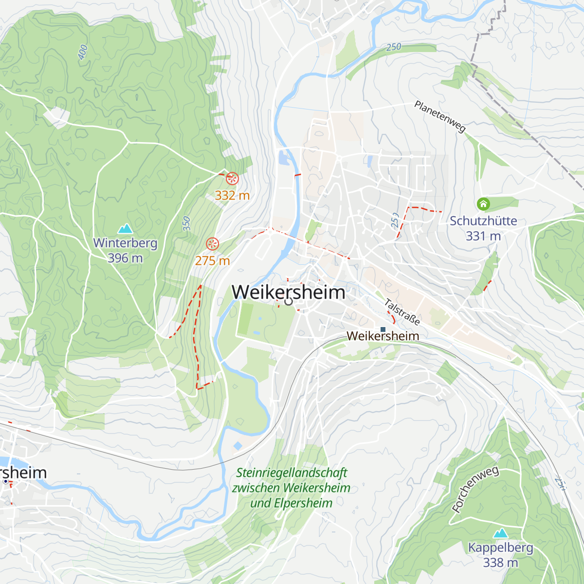 Tourist-Information map