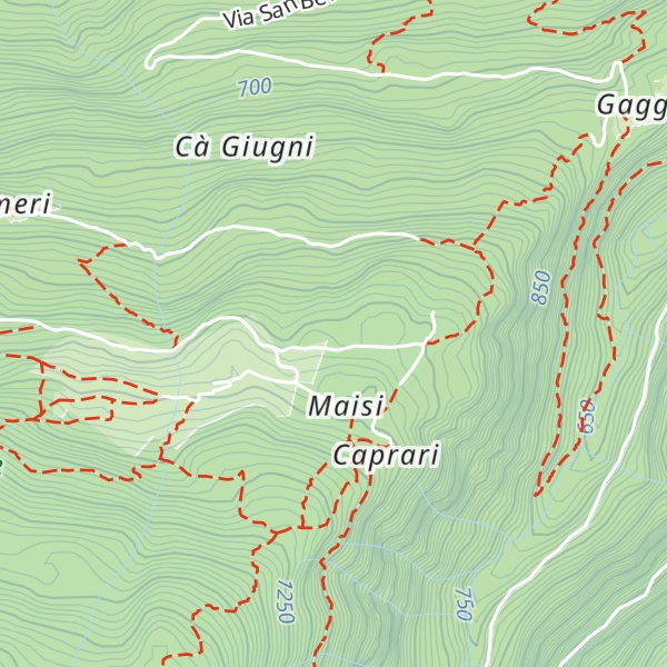 Map of agriturismo