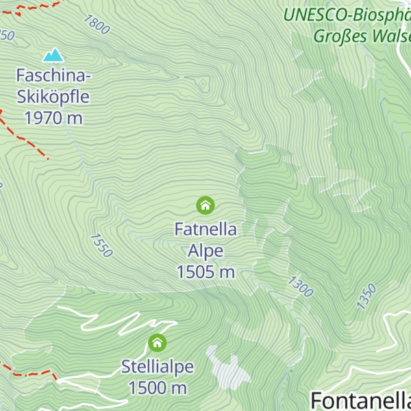 Map of Fatnella Alpe