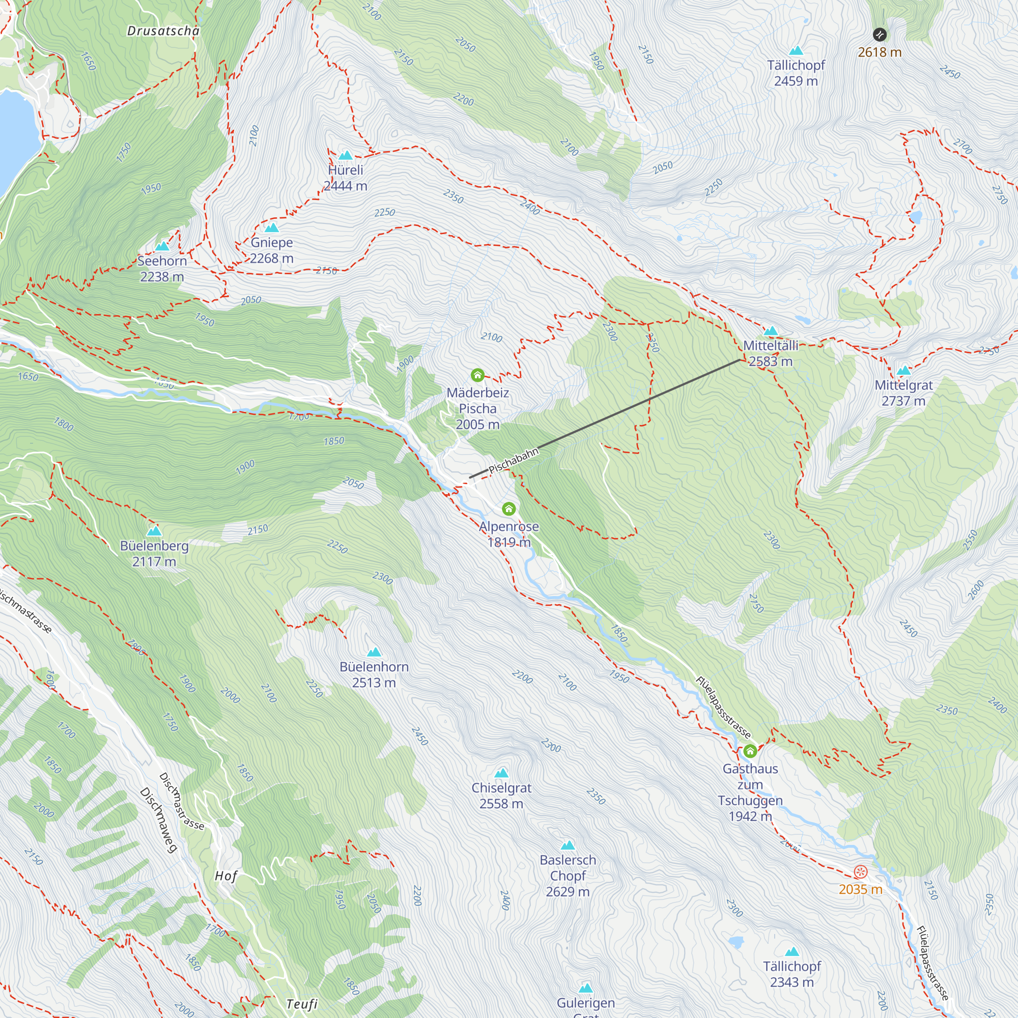 Alpenrose map