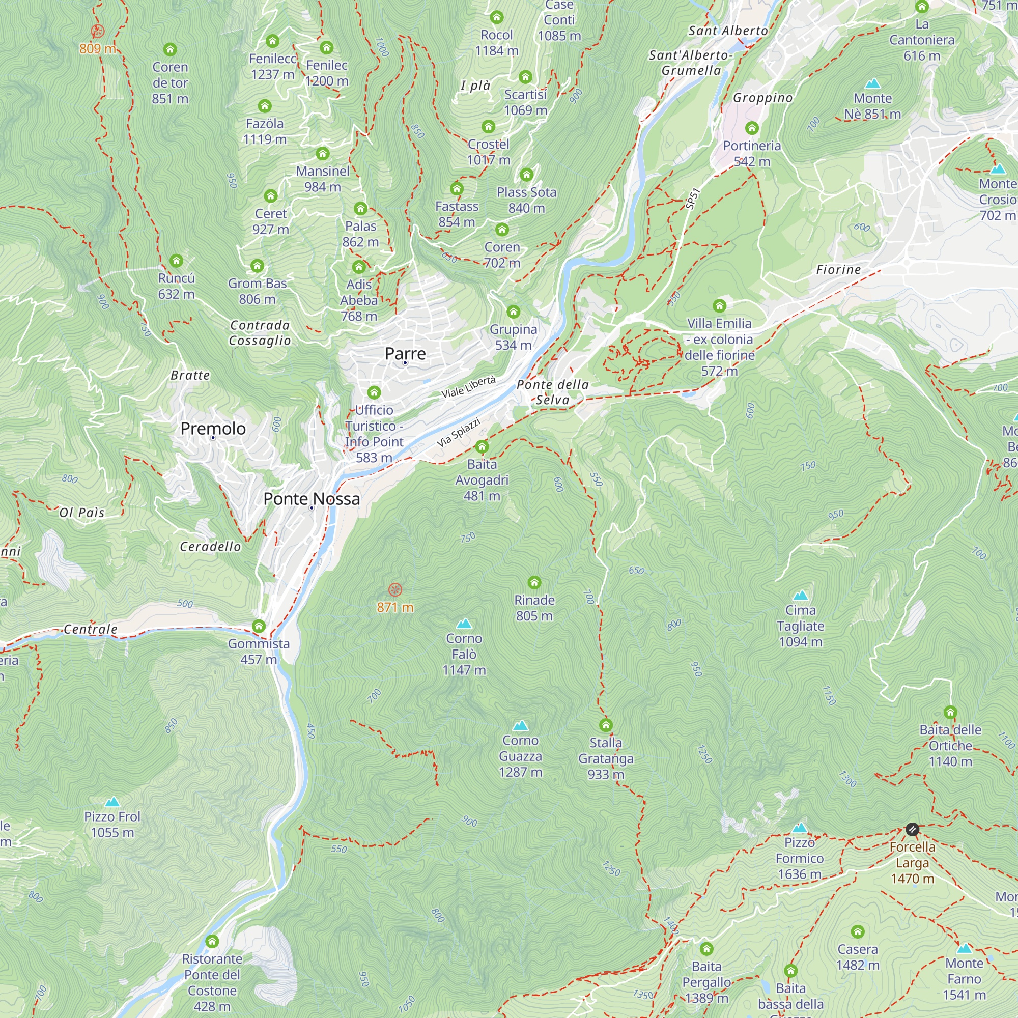 Montagnina (Stala dela seresa) map