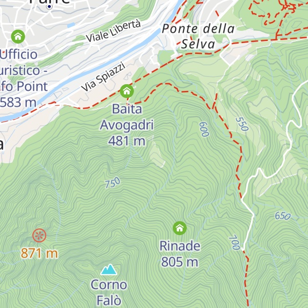 Map of Montagnina (Stala dela seresa)