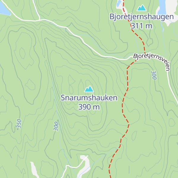 Map of Snarumshauken