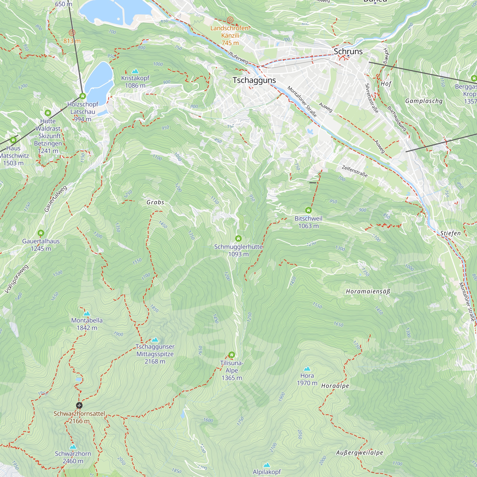 Schmugglerhütte map