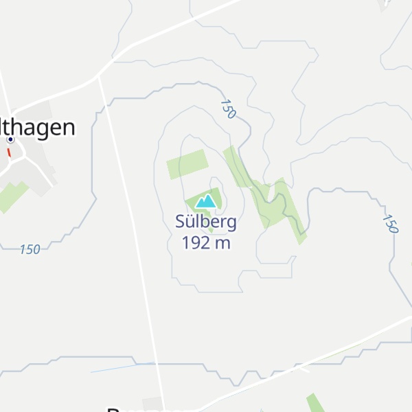 Map of Schutzhütte Strodthagen