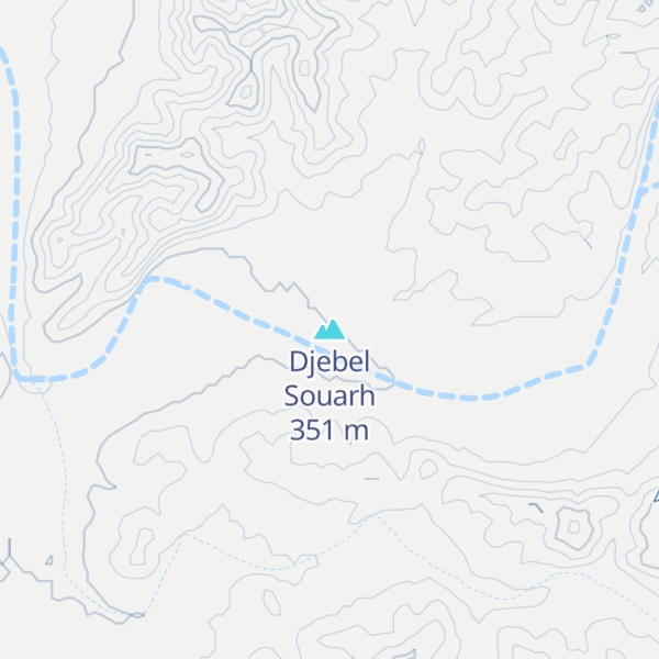 Map of Djebel Souarh