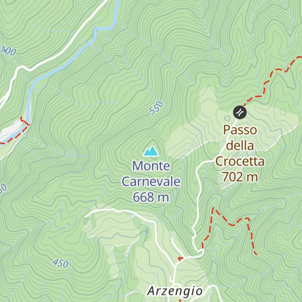 Map of Monte Carnevale