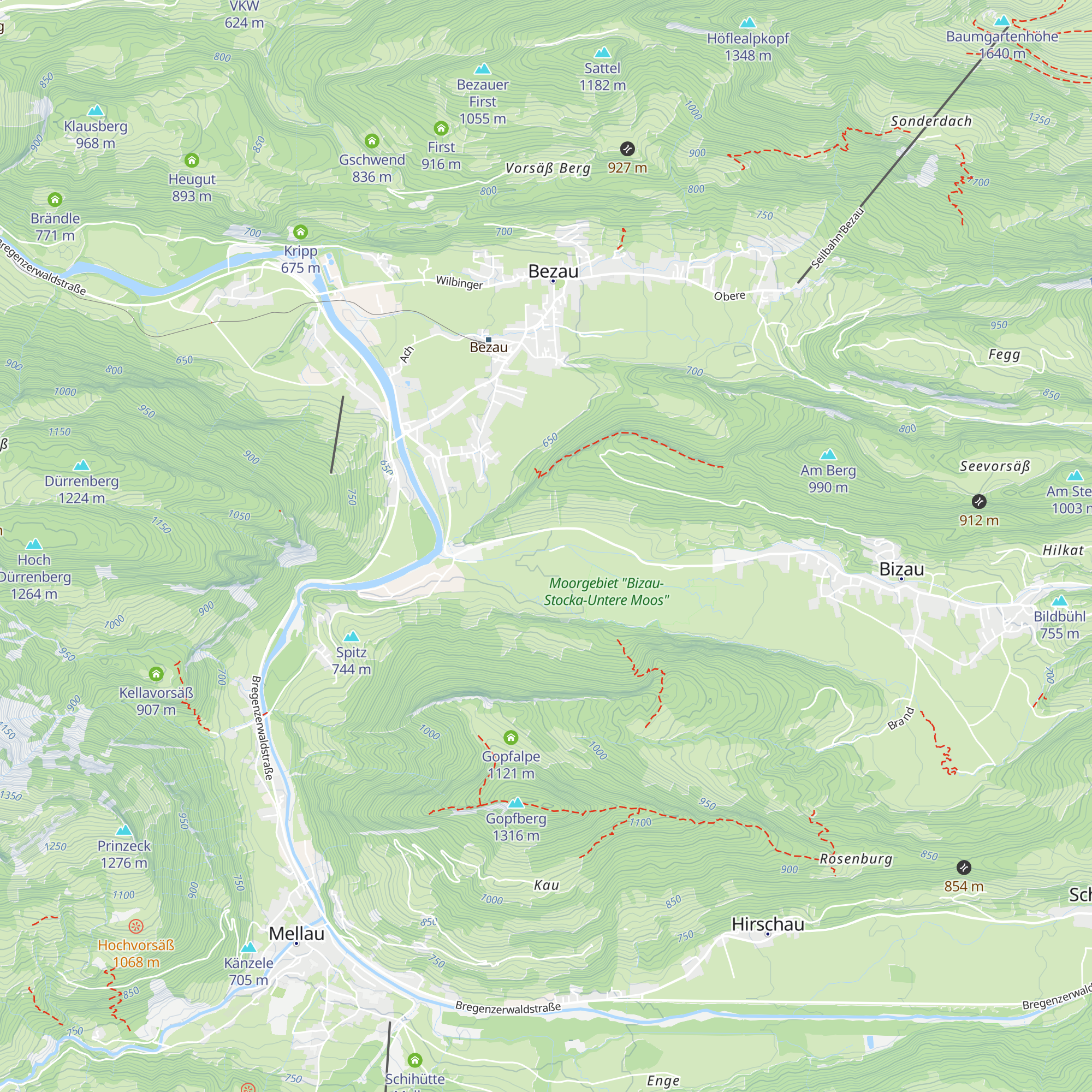 Haus am Bach map