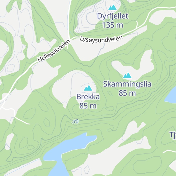 Map of Brekka