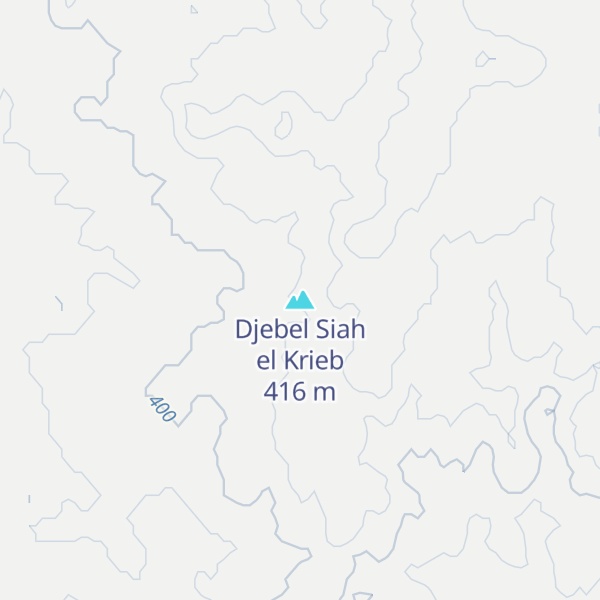 Map of Djebel Siah el Krieb