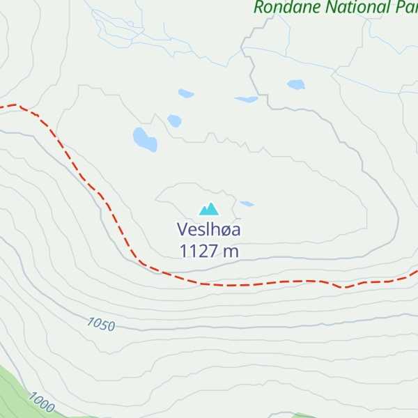 Map of Veslhøa