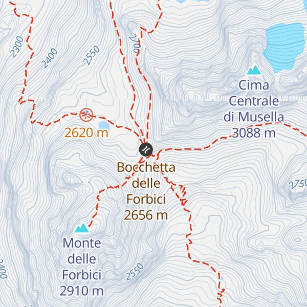 Map of Rifugio Carate Brianza