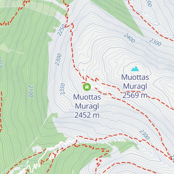 Map of Muottas Muragl