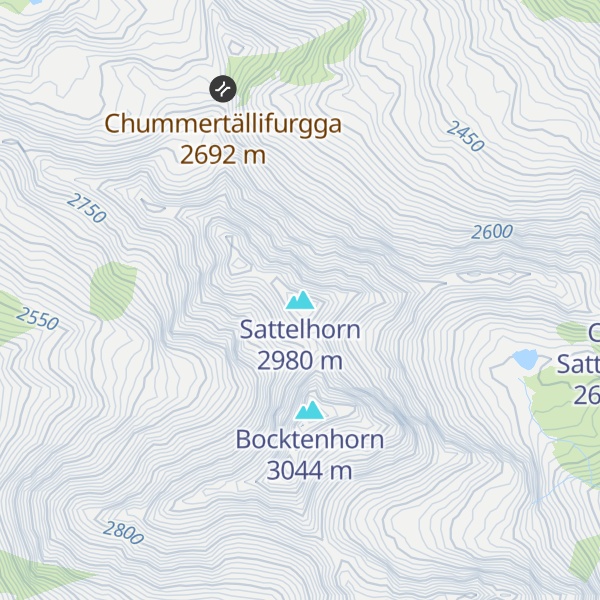 Map of Sattelhorn